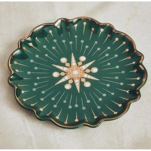 Anthropologie Catherine Martin Starry Night Dessert Plate NWT Green 2 Available